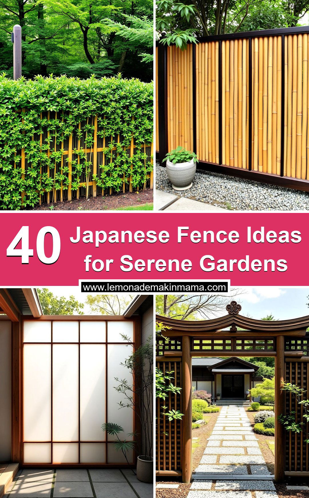 Japanese Fence Ideas for Serene Gardens