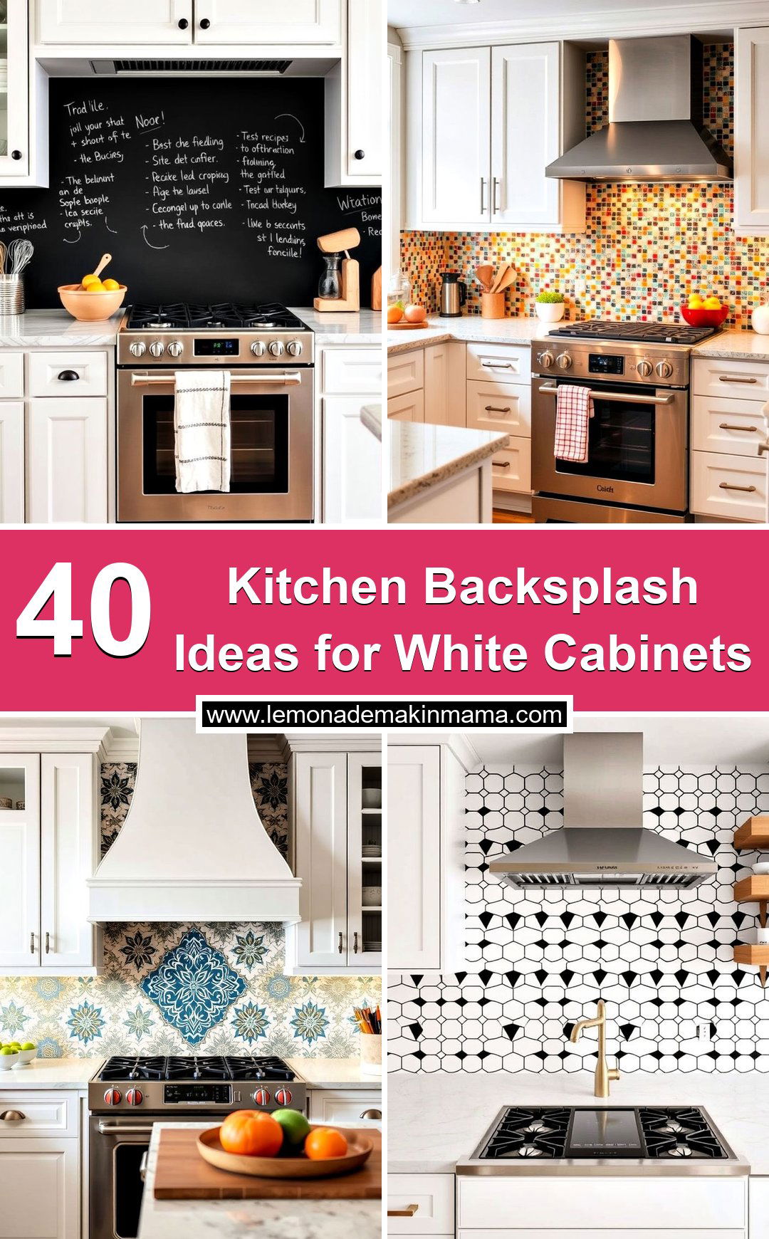 Kitchen Backsplash Ideas for White Cabinets