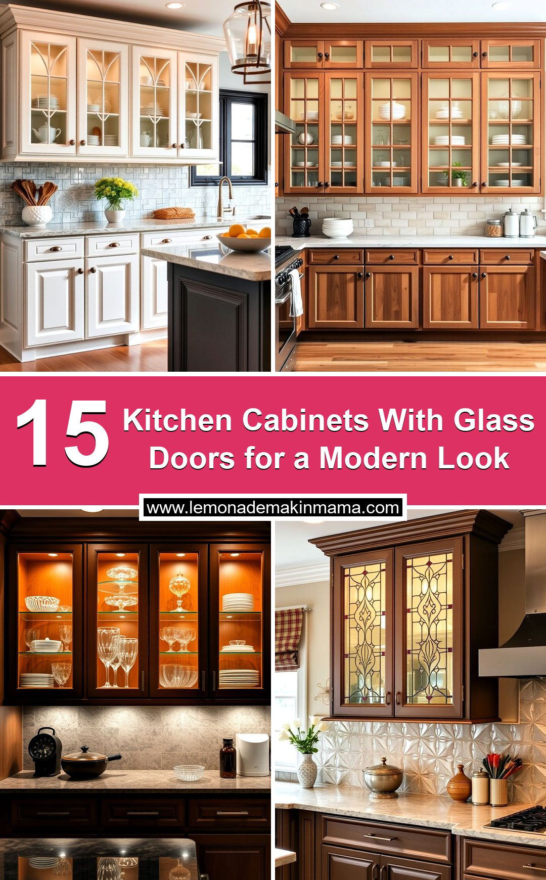 Kitchen Cabinets With Glass Doors for a Modern Look