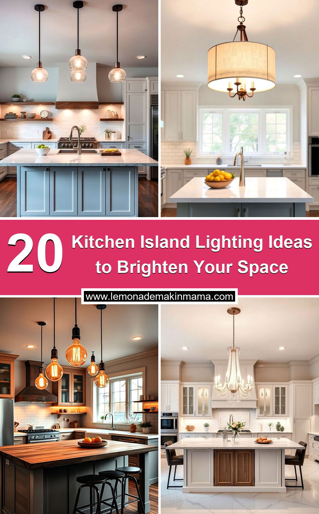 Kitchen Island Lighting Ideas to Brighten Your Space