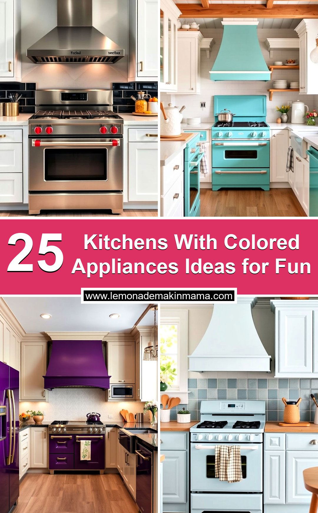 Kitchens With Colored Appliances Ideas for Fun