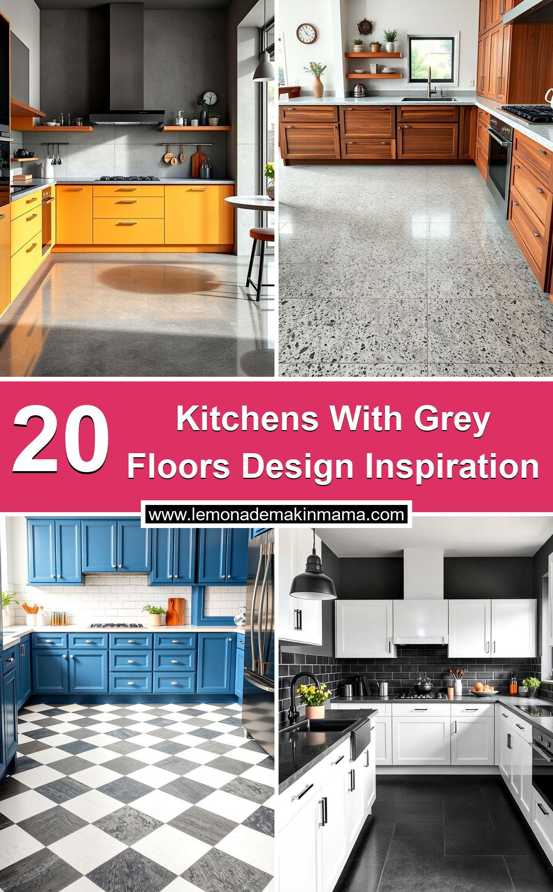 Kitchens With Grey Floors Design Inspiration