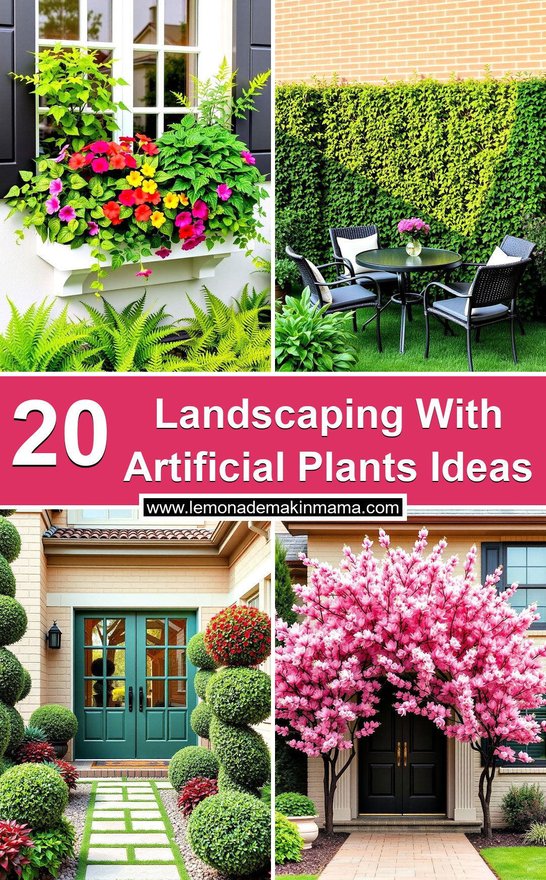 Landscaping With Artificial Plants Ideas