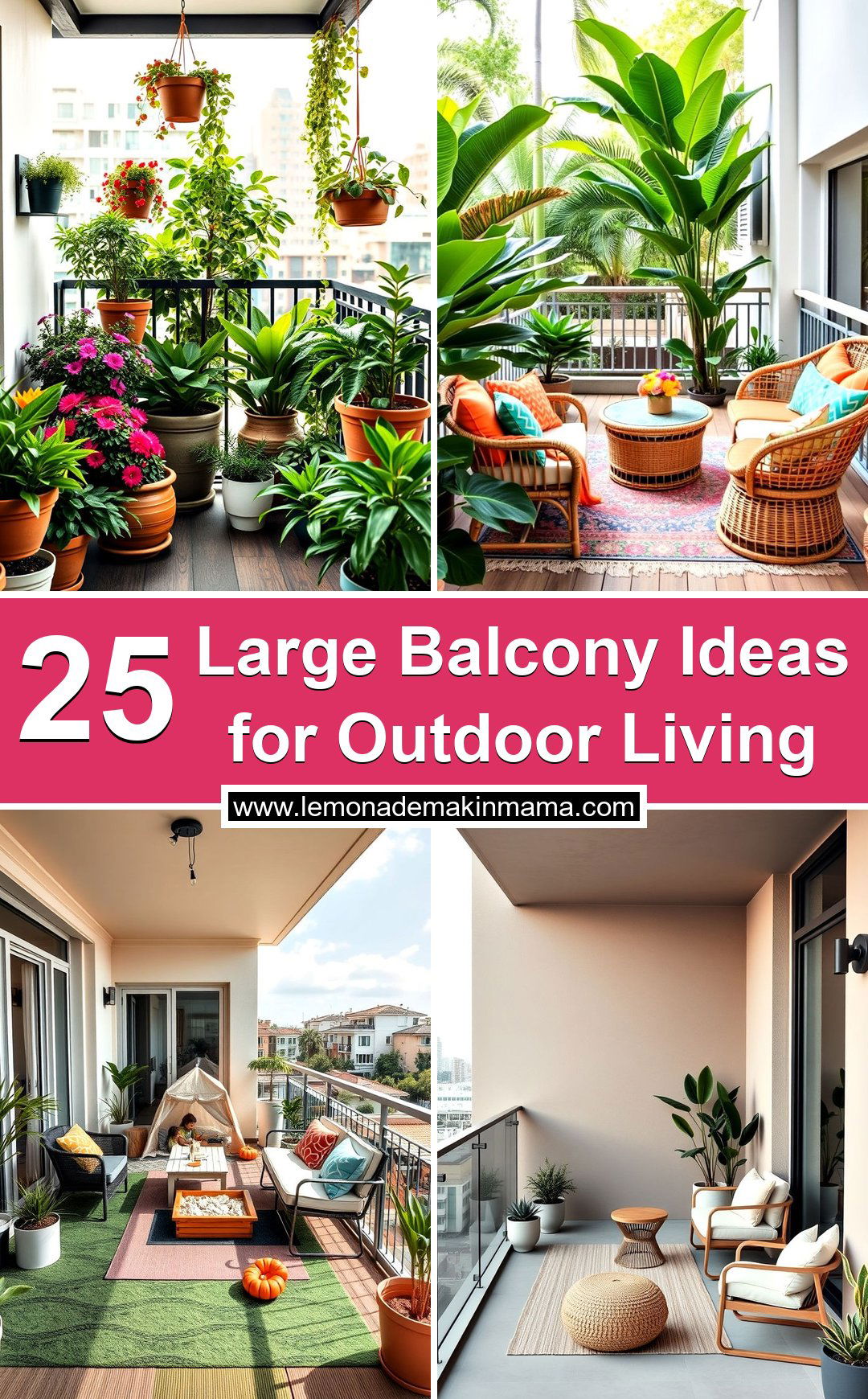 Large Balcony Ideas for Outdoor Living