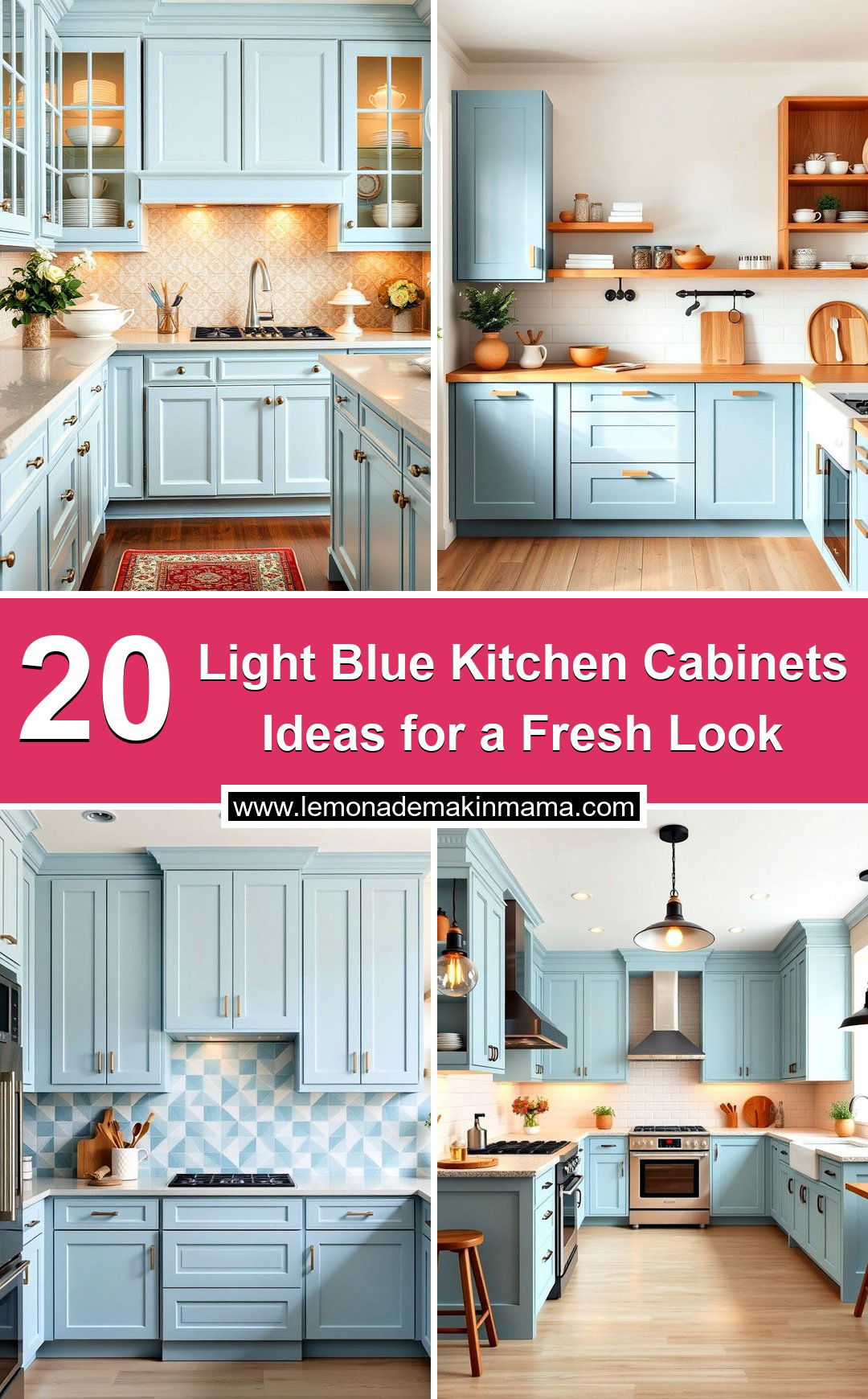 Light Blue Kitchen Cabinets Ideas for a Fresh Look