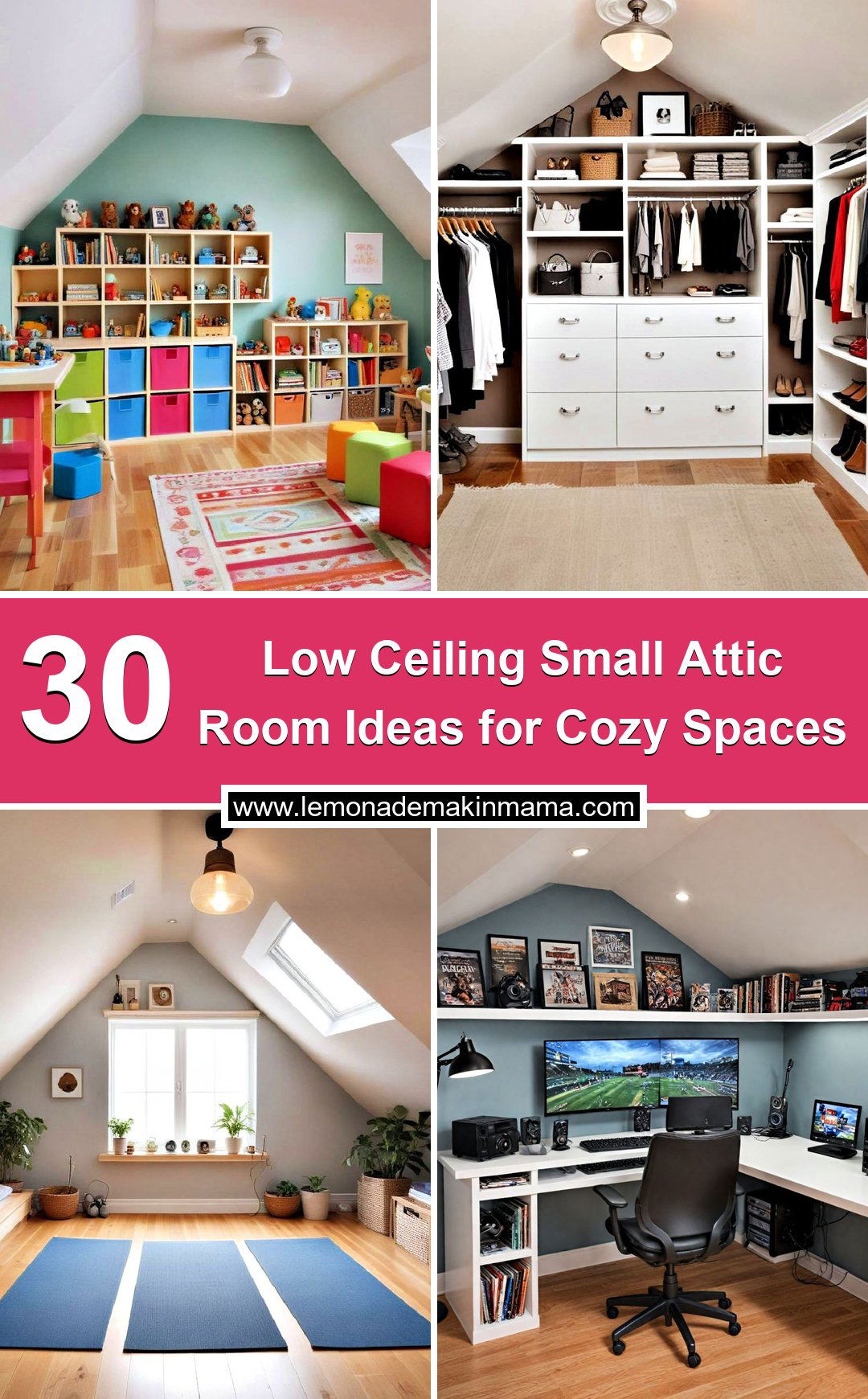 Low Ceiling Small Attic Room Ideas for Cozy Spaces