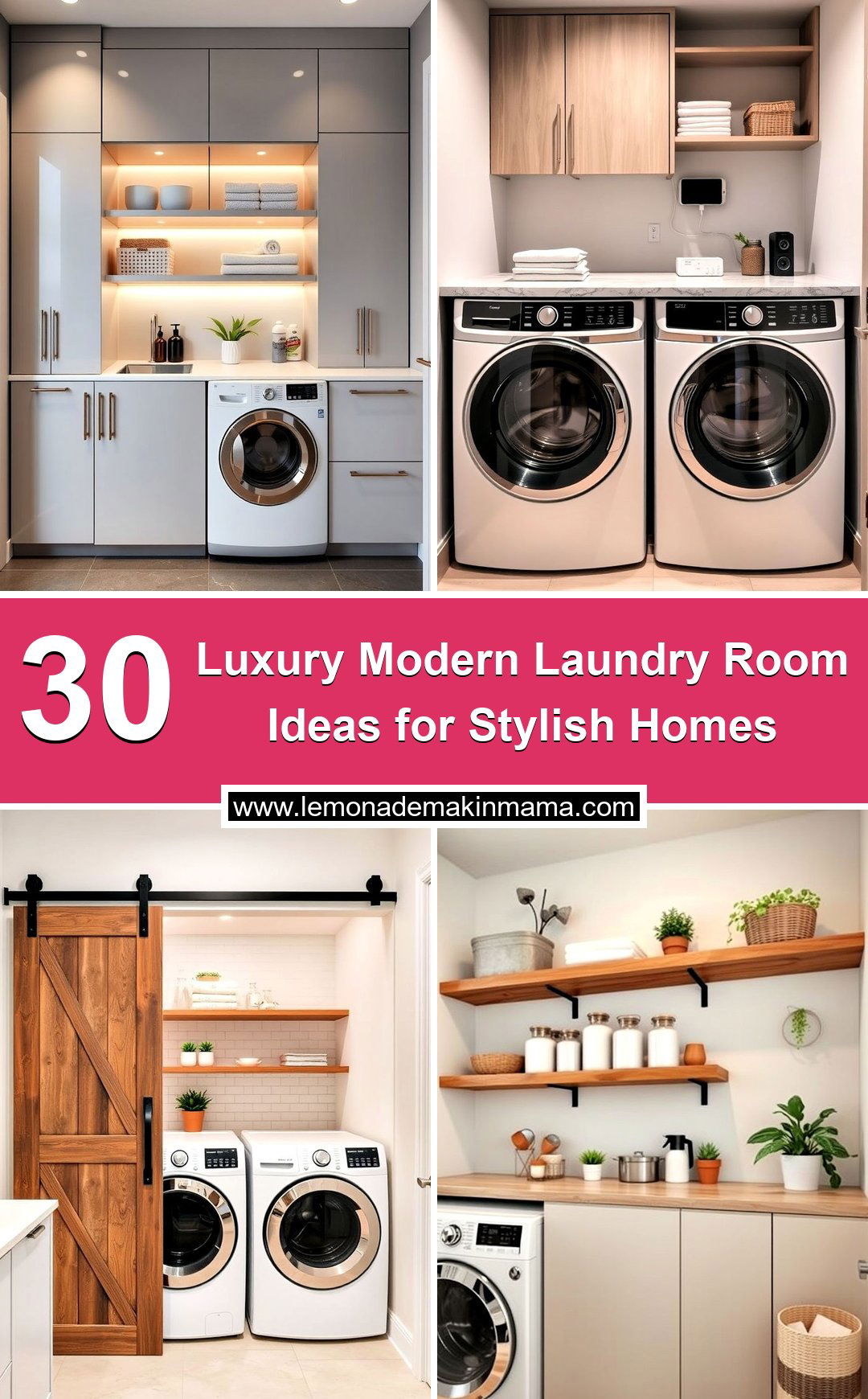 Luxury Modern Laundry Room Ideas for Stylish Homes