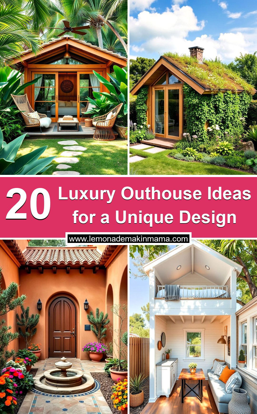 Luxury Outhouse Ideas for a Unique Design