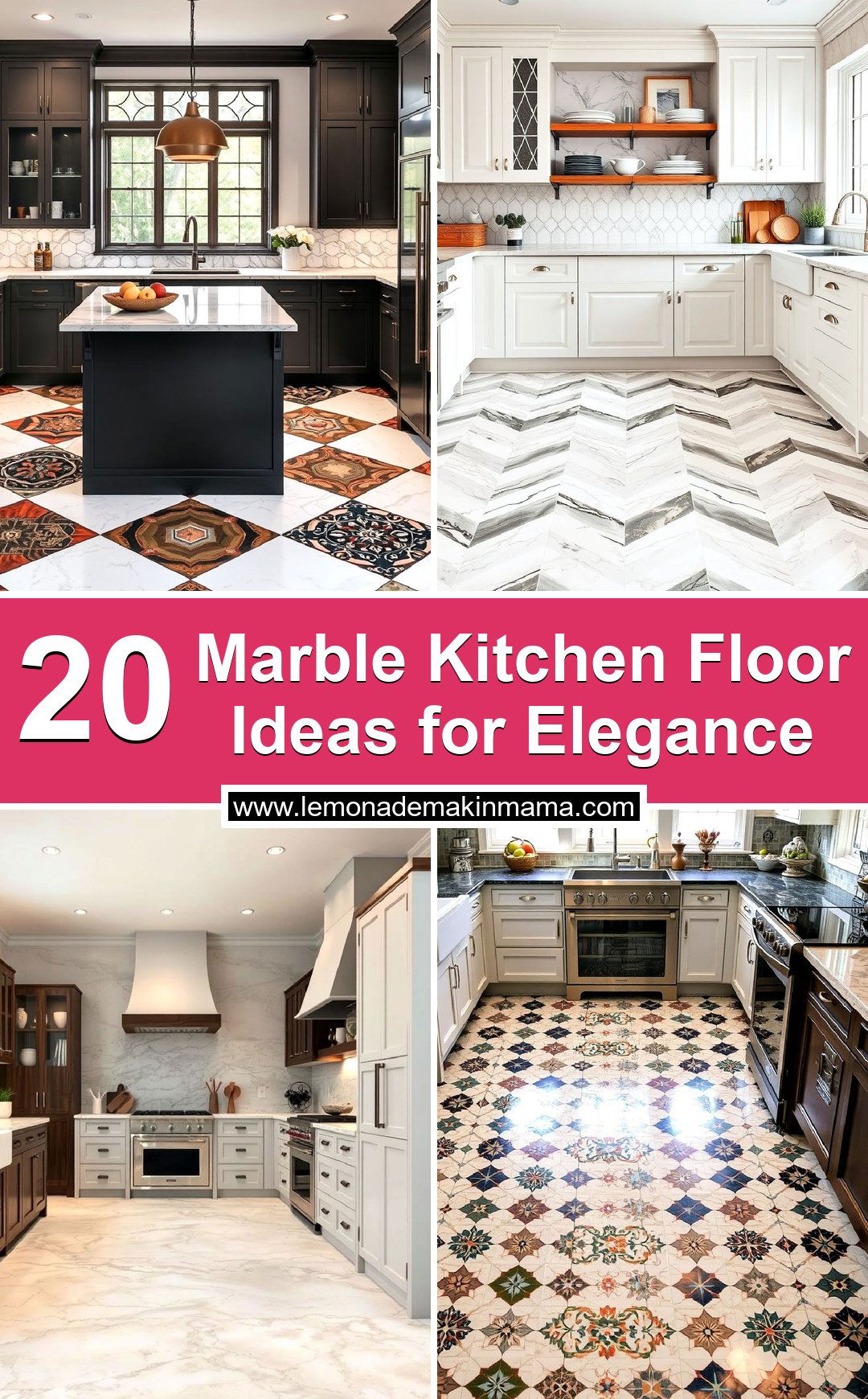Marble Kitchen Floor Ideas for Elegance