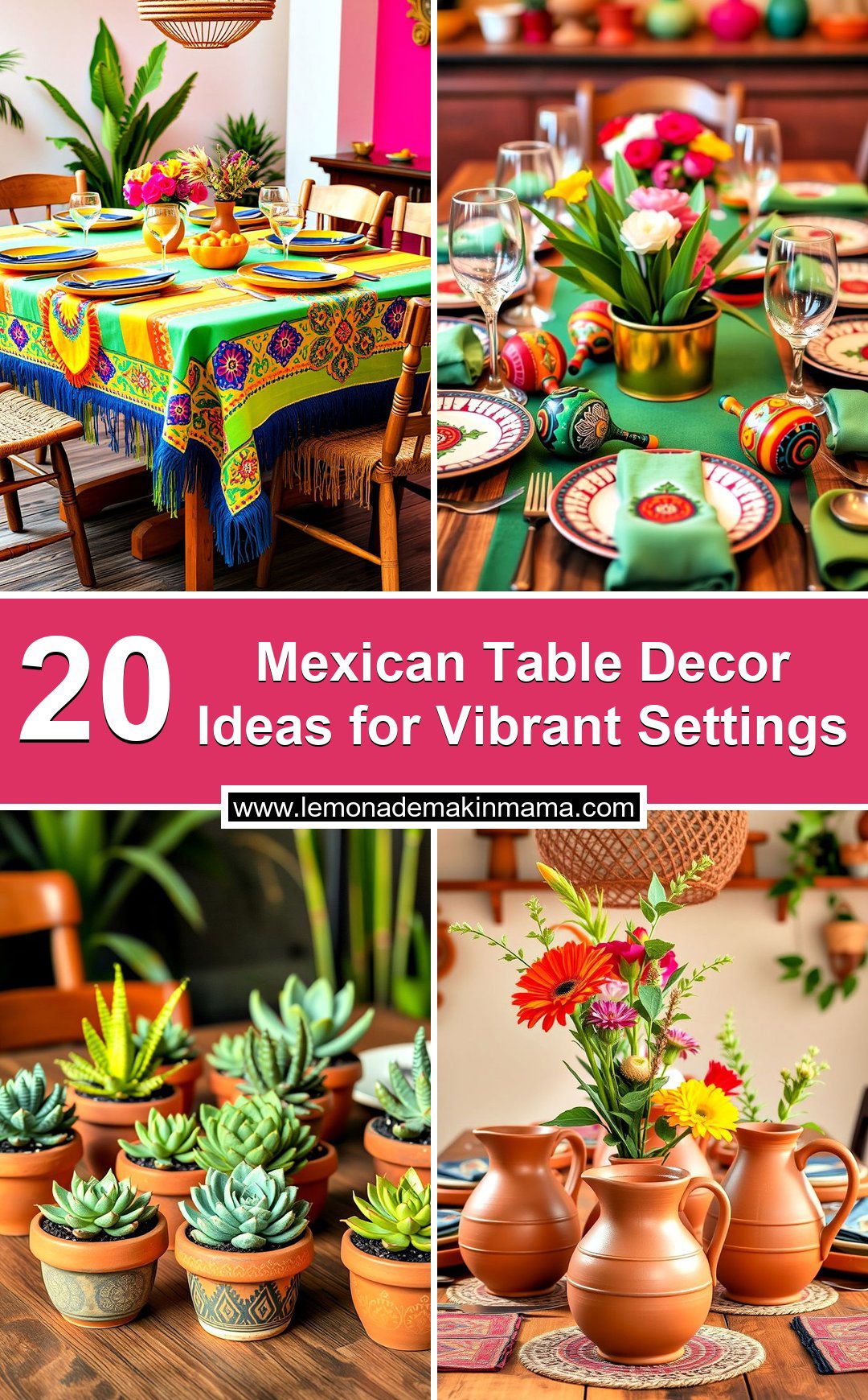 Mexican Table Decor Ideas for Vibrant Settings