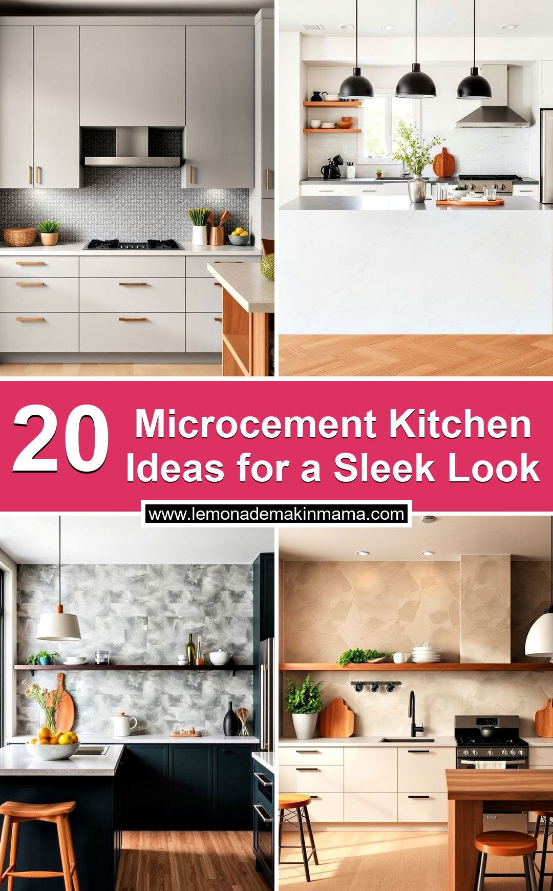 Microcement Kitchen Ideas for a Sleek Look