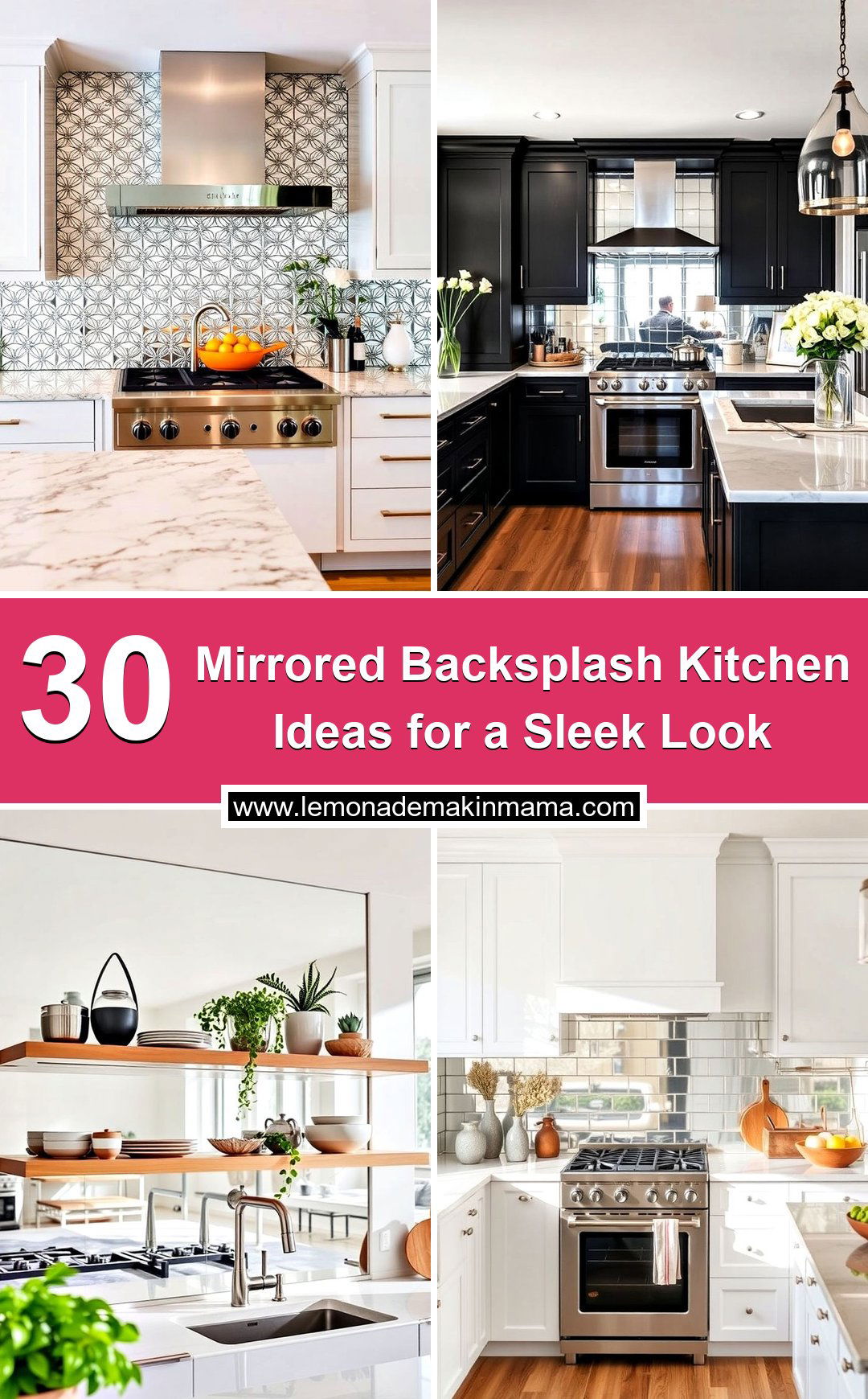 Mirrored Backsplash Kitchen Ideas for a Sleek Look