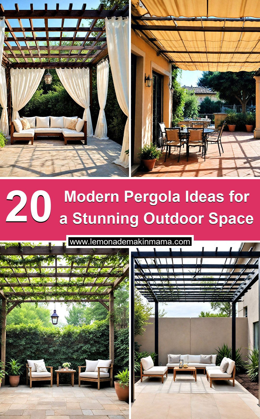 Modern Pergola Ideas for a Stunning Outdoor Space