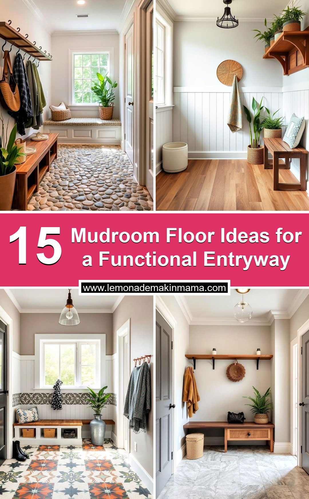 Mudroom Floor Ideas for a Functional Entryway