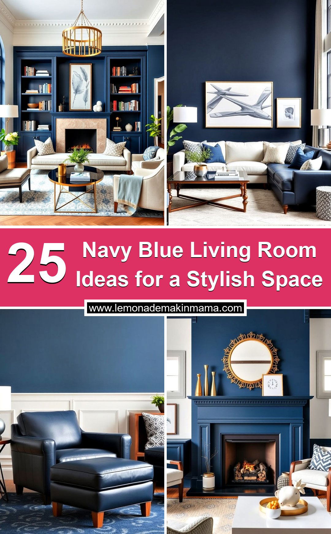 Navy Blue Living Room Ideas for a Stylish Space
