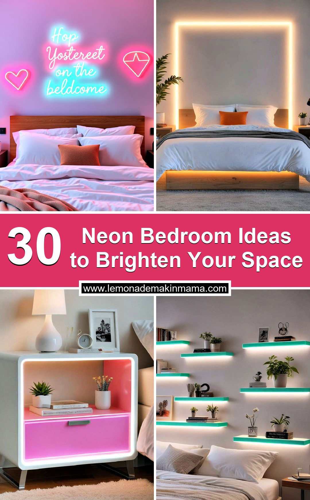Neon Bedroom Ideas to Brighten Your Space