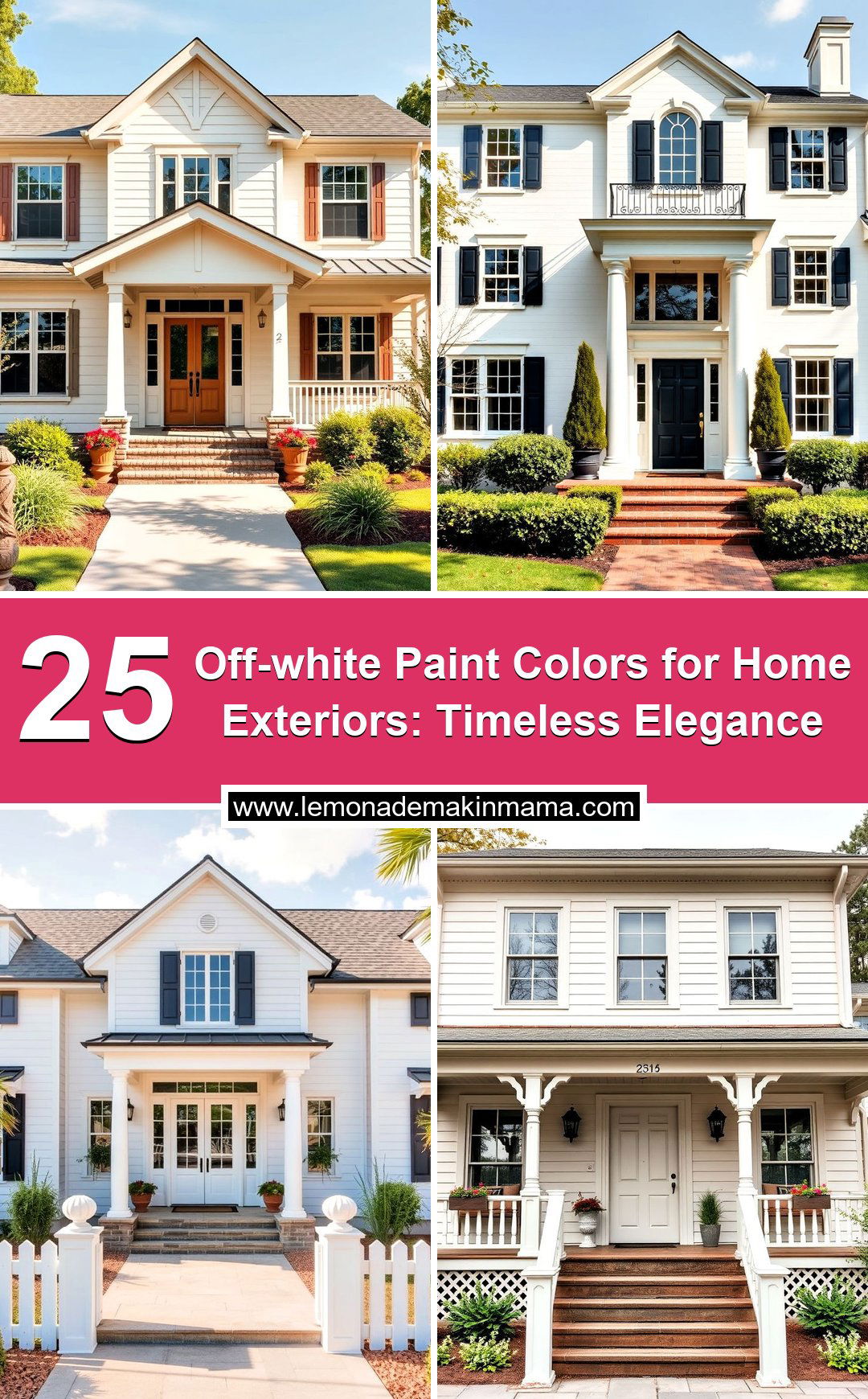 Off-white Paint Colors for Home Exteriors: Timeless Elegance