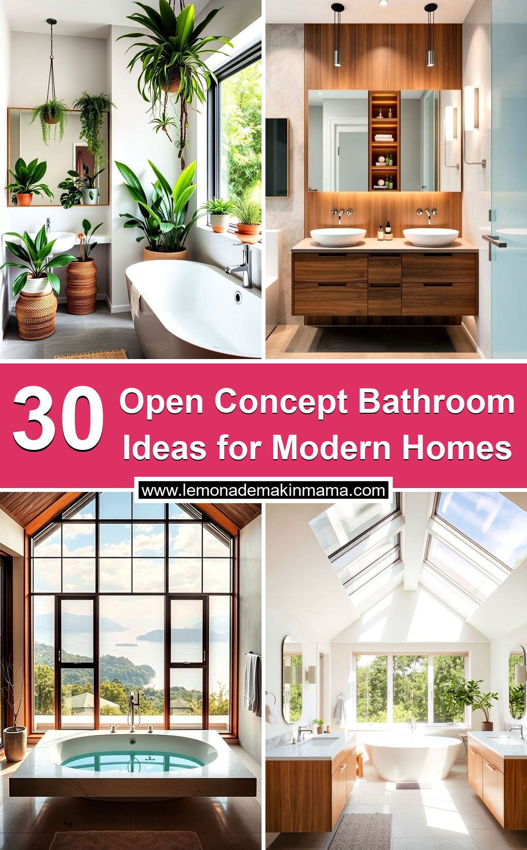 Open Concept Bathroom Ideas for Modern Homes
