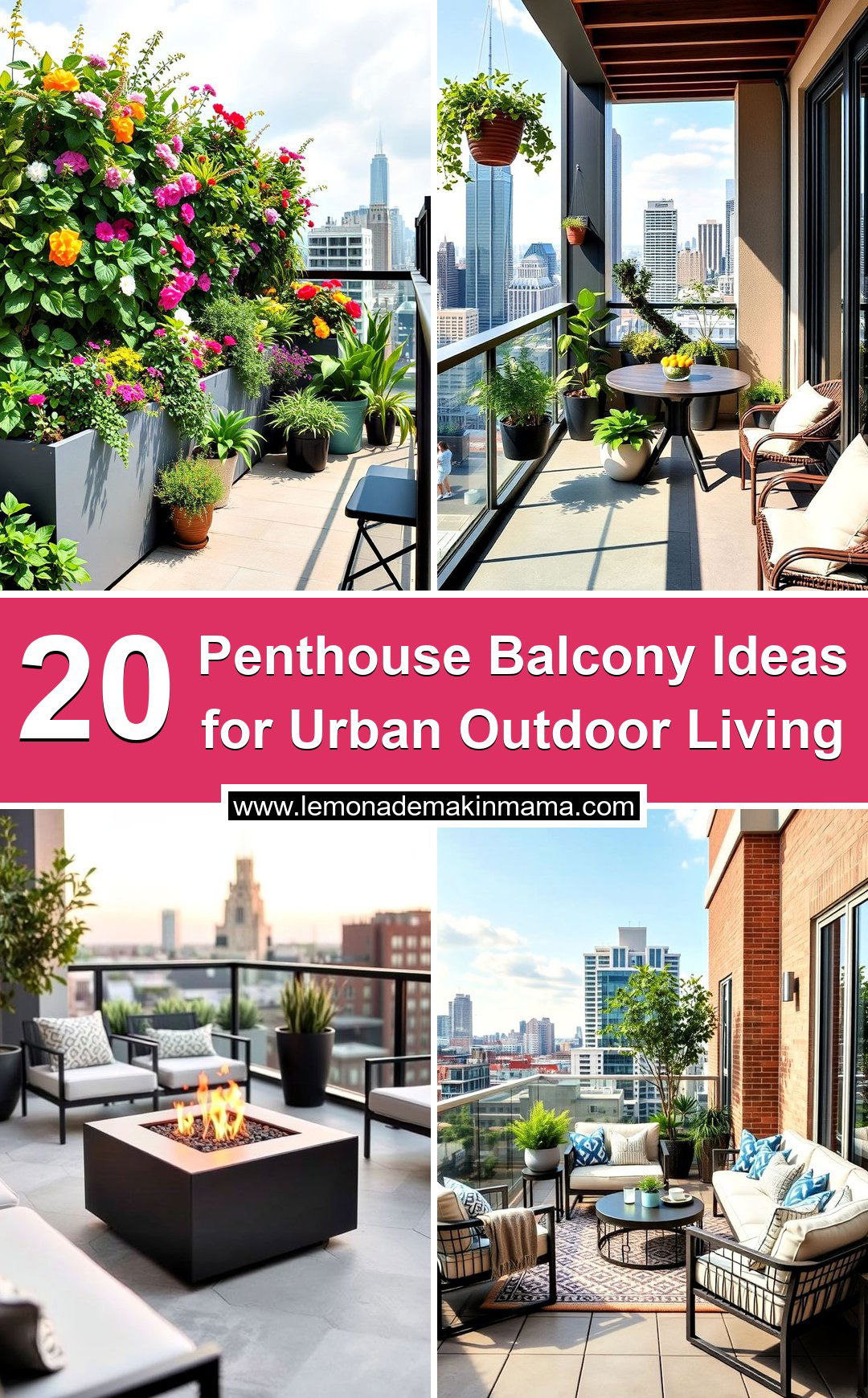 Penthouse Balcony Ideas for Urban Outdoor Living