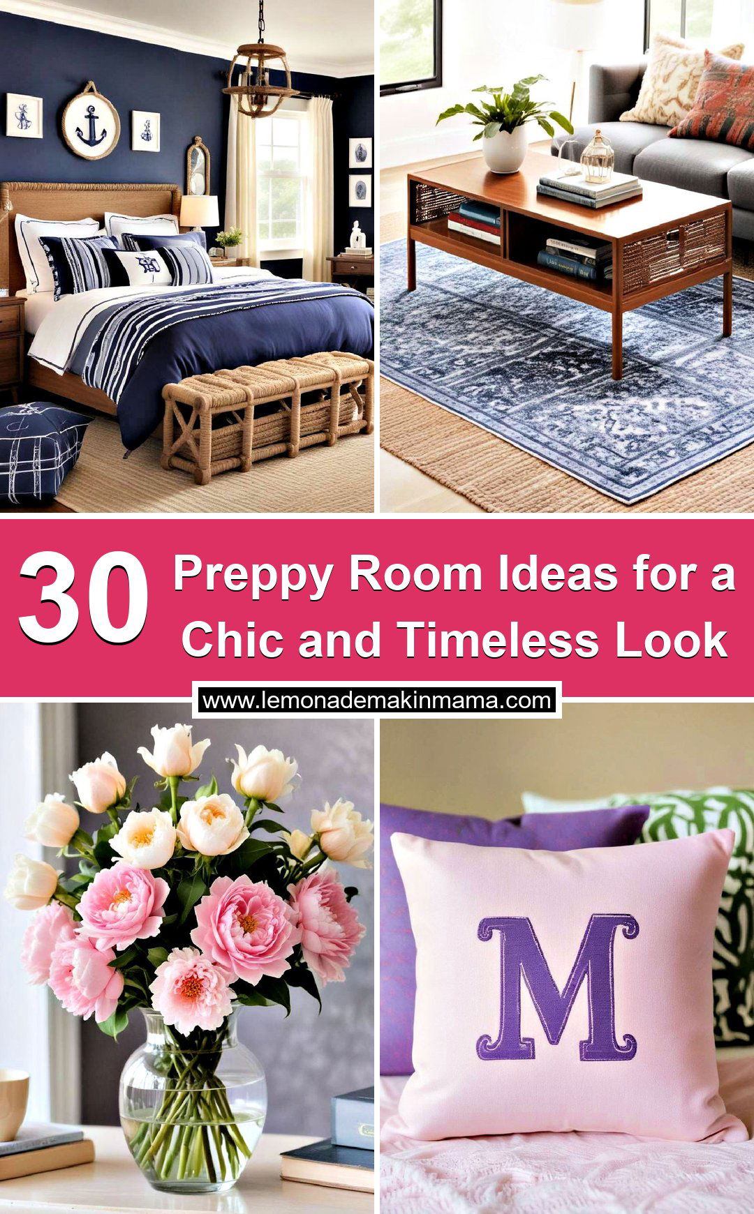 Preppy Room Ideas for a Chic and Timeless Look
