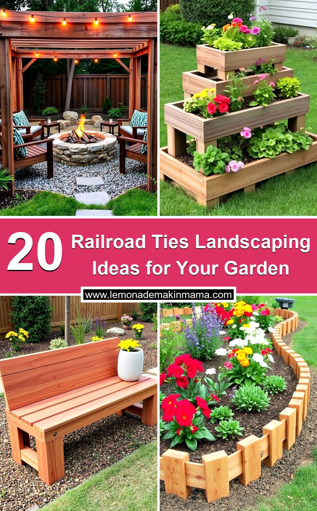 Railroad Ties Landscaping Ideas for Your Garden