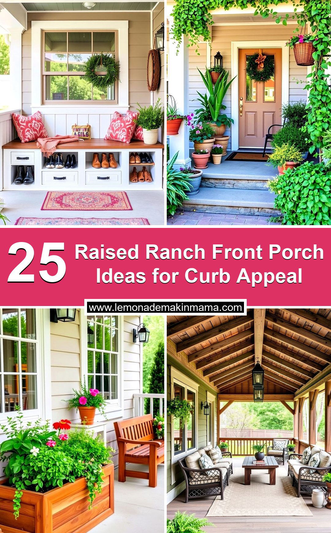 Raised Ranch Front Porch Ideas for Curb Appeal