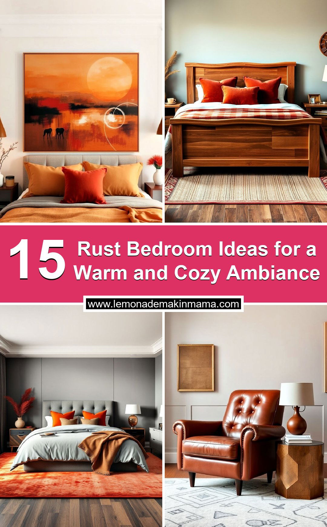 Rust Bedroom Ideas for a Warm and Cozy Ambiance