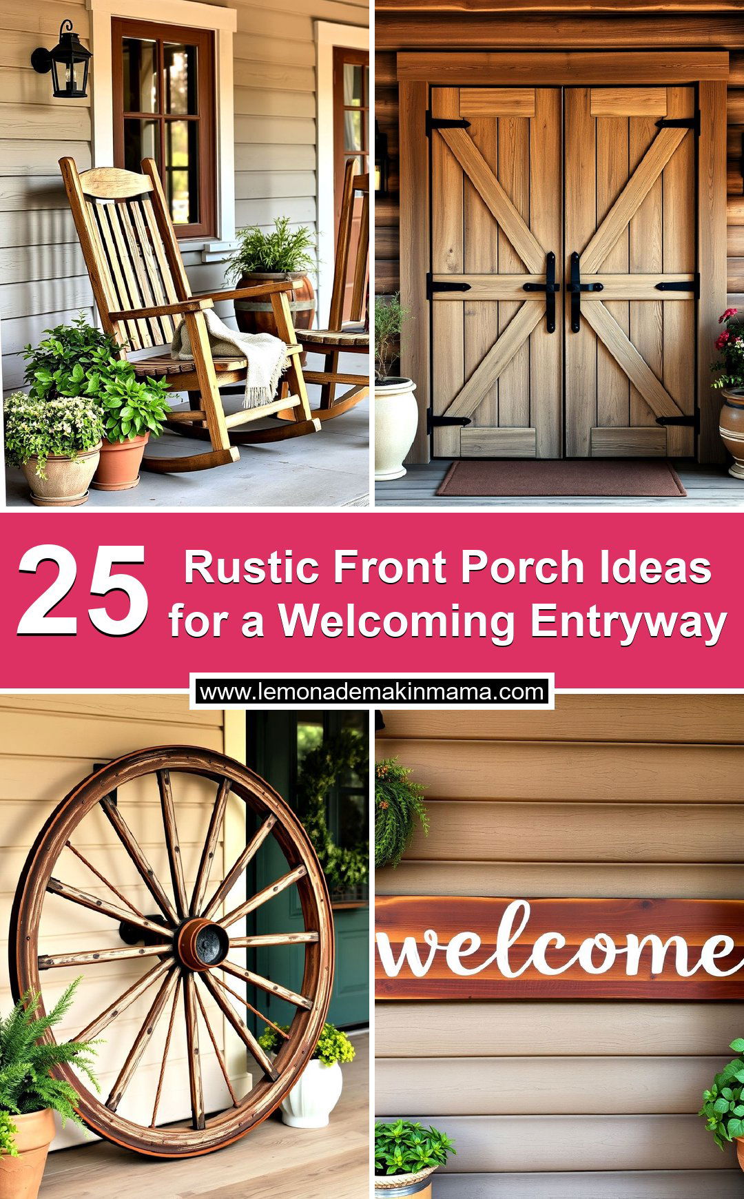 Rustic Front Porch Ideas for a Welcoming Entryway