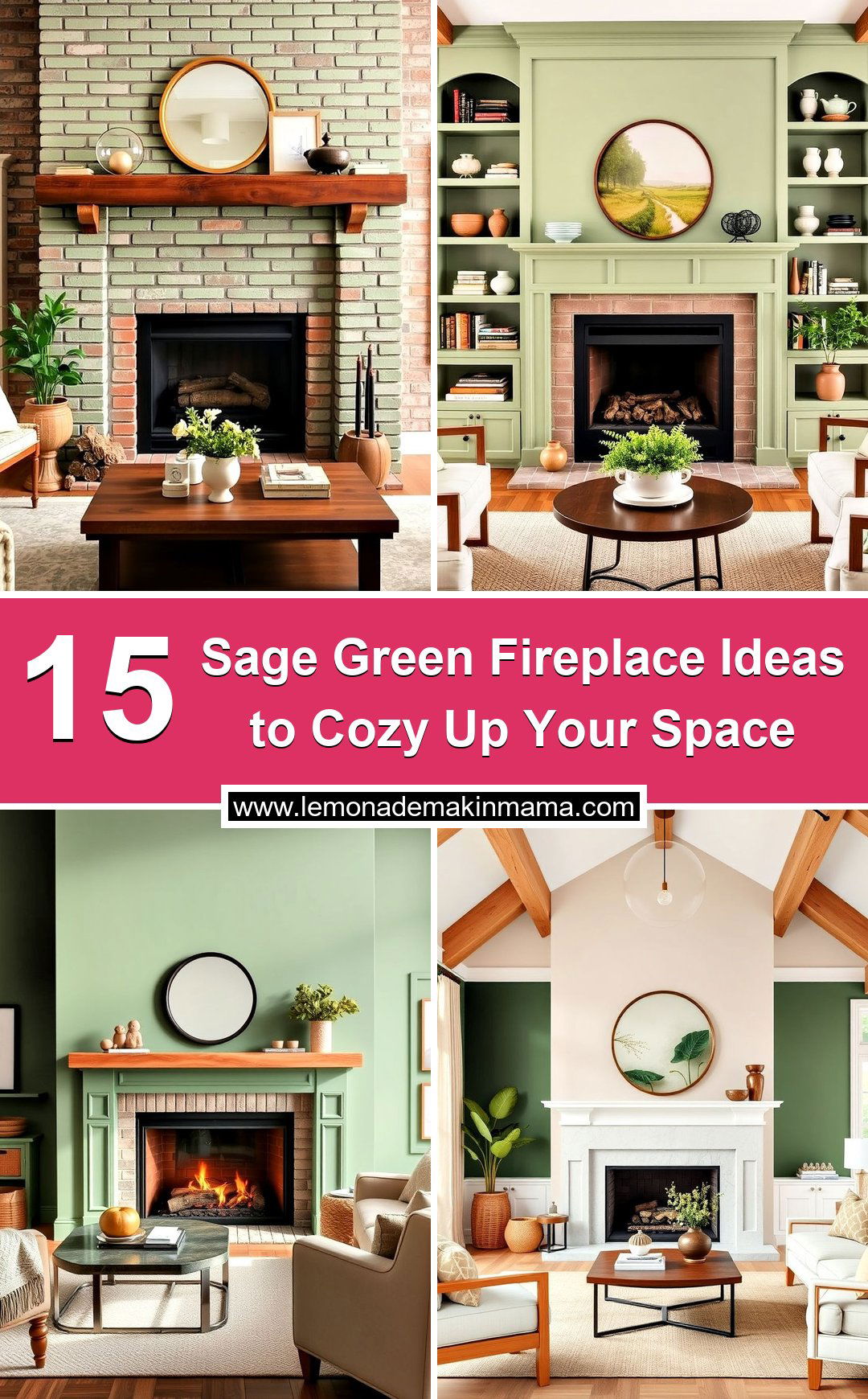 Sage Green Fireplace Ideas to Cozy Up Your Space