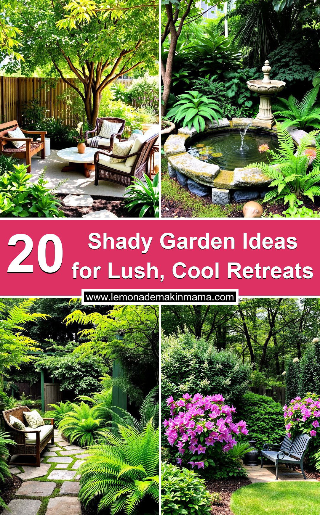 Shady Garden Ideas for Lush Cool Retreats