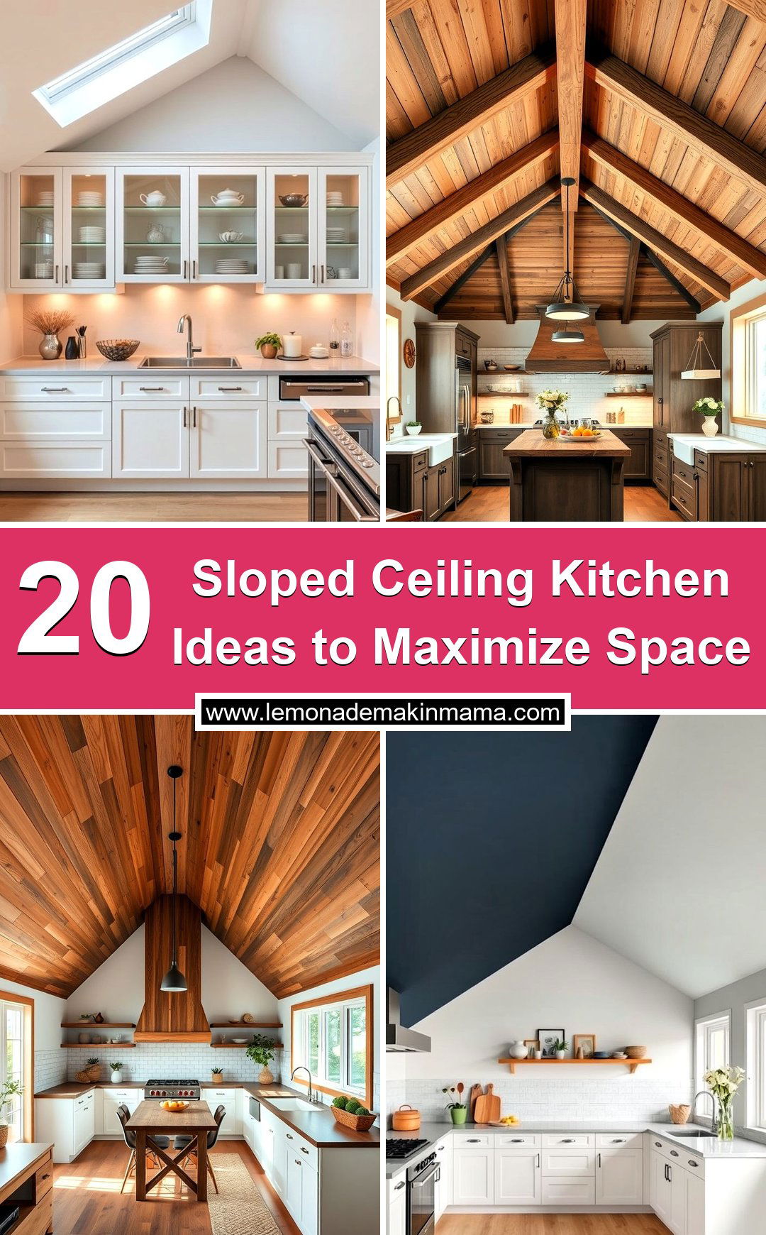 Sloped Ceiling Kitchen Ideas to Maximize Space