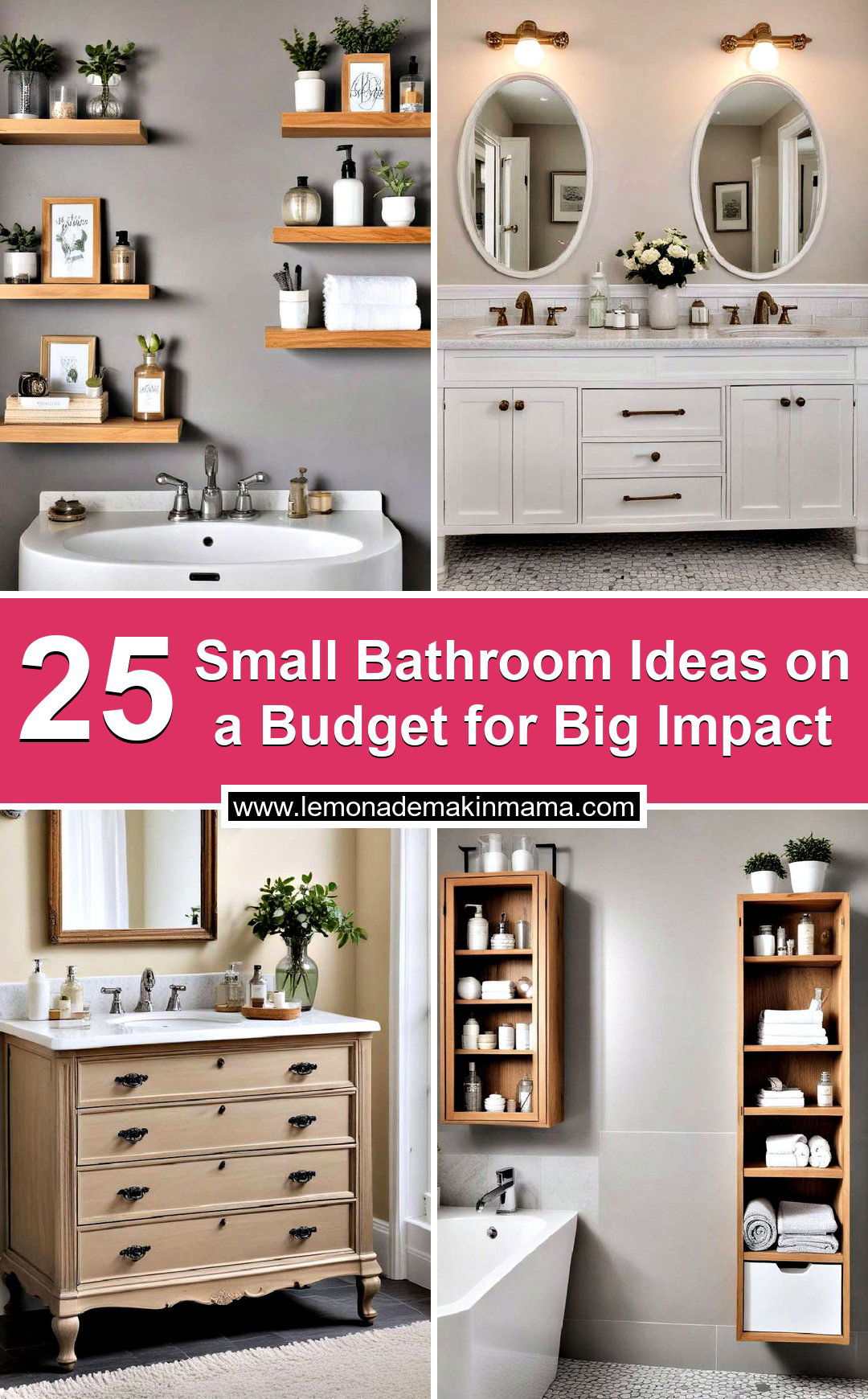 Small Bathroom Ideas on a Budget for Big Impact