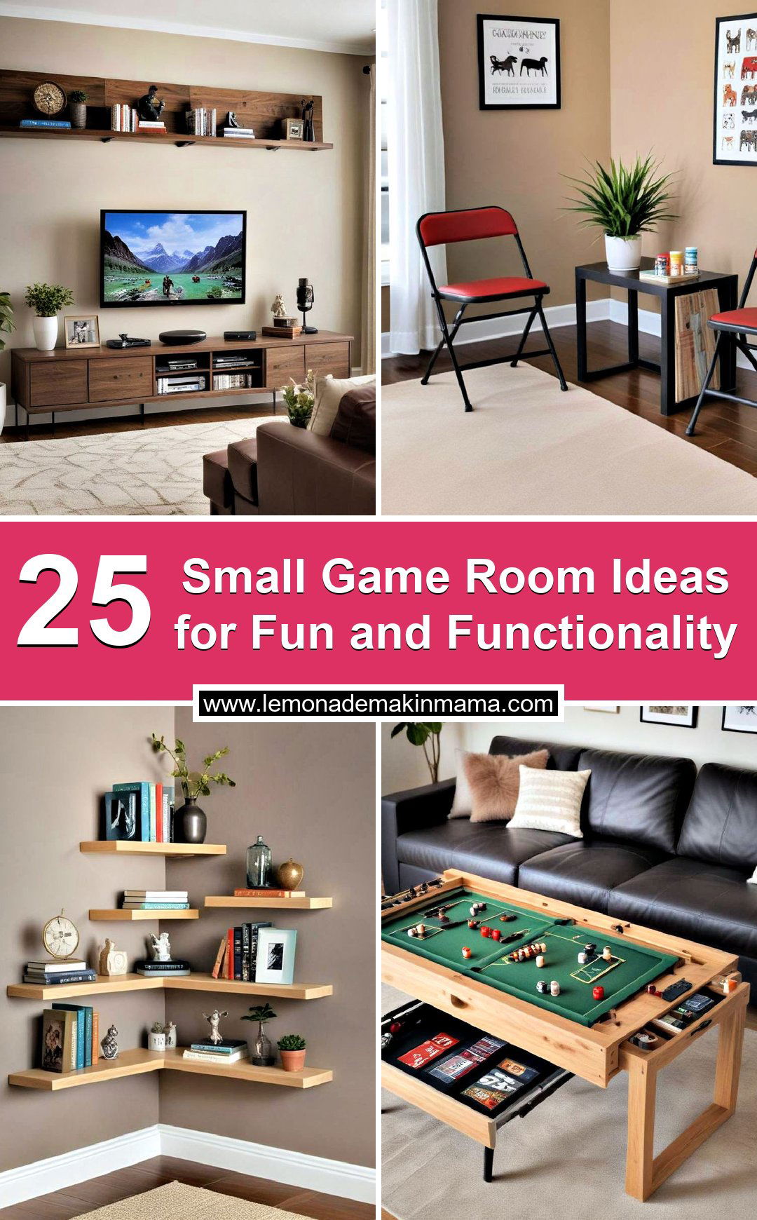 Small Game Room Ideas for Fun and Functionality