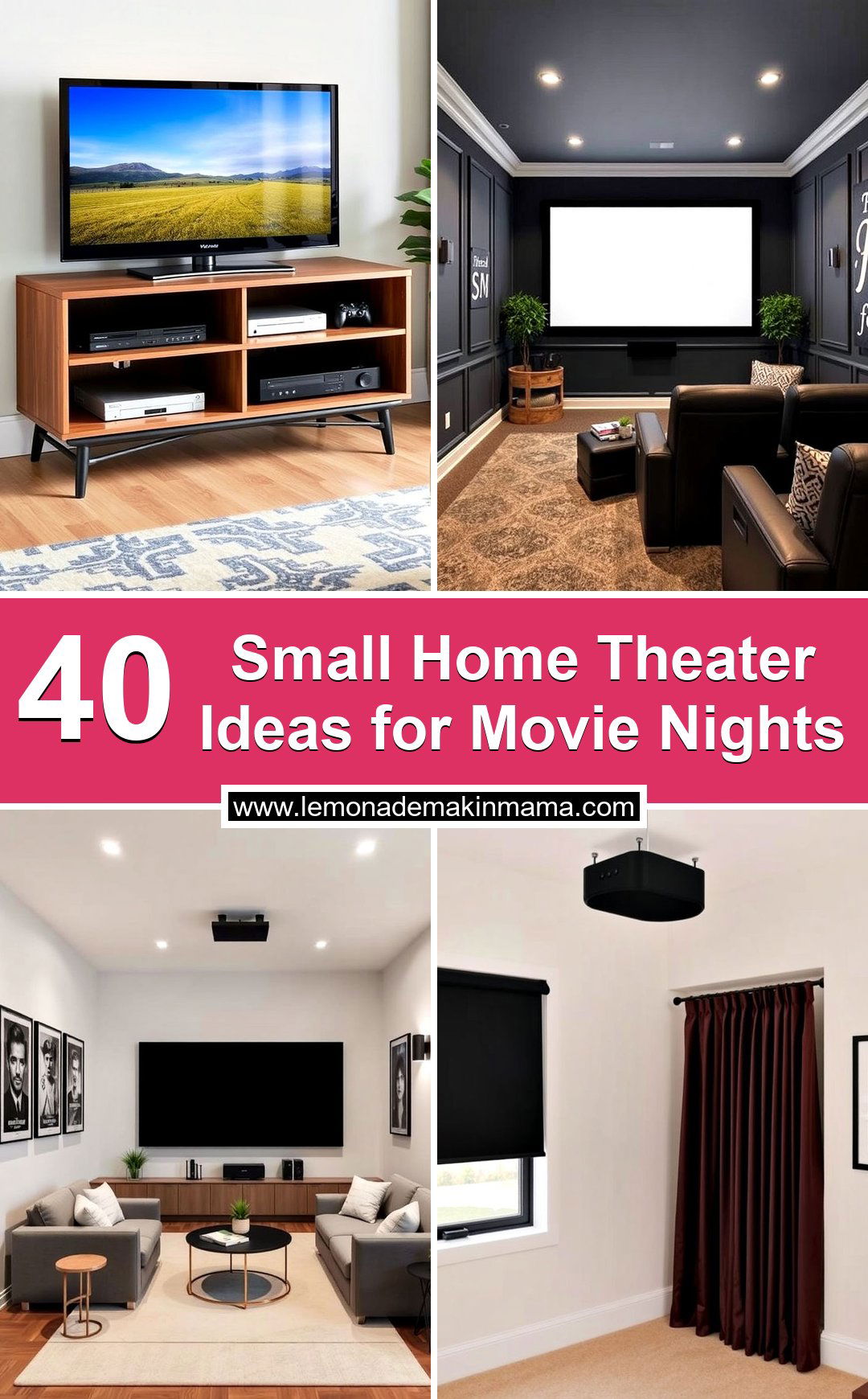 Small Home Theater Ideas for Movie Nights