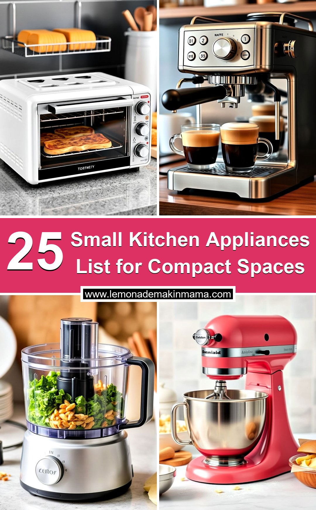 Small Kitchen Appliances List for Compact Spaces