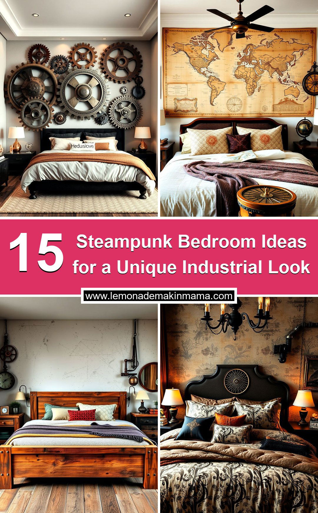 Steampunk Bedroom Ideas for a Unique Industrial Look