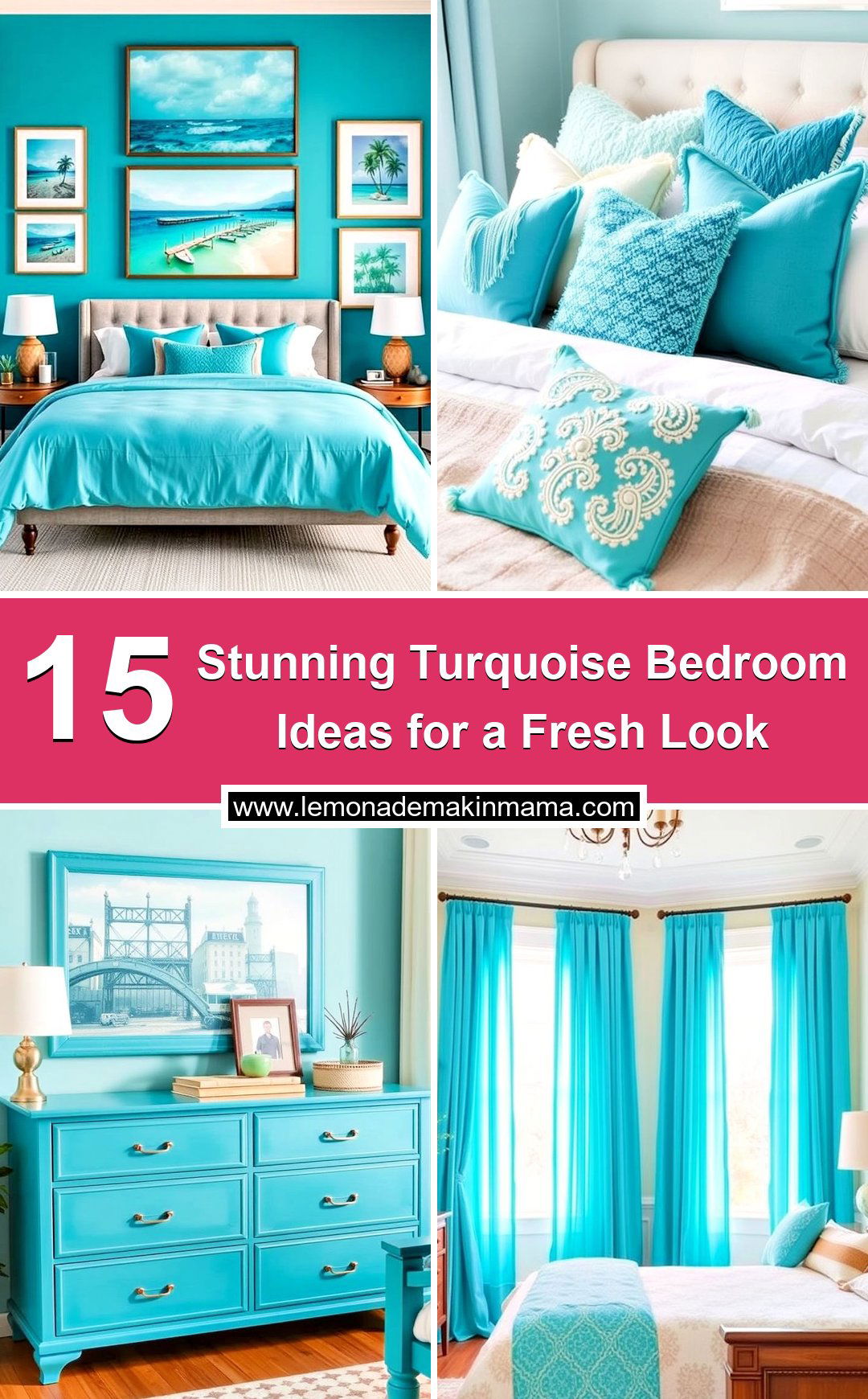 Stunning Turquoise Bedroom Ideas for a Fresh Look