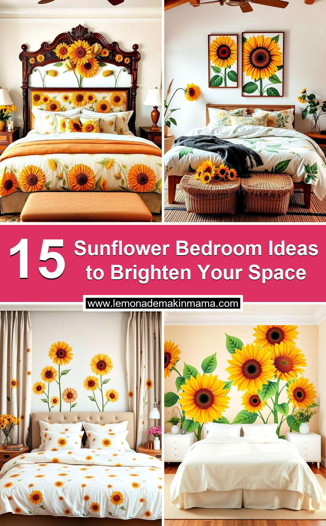Sunflower Bedroom Ideas to Brighten Your Space