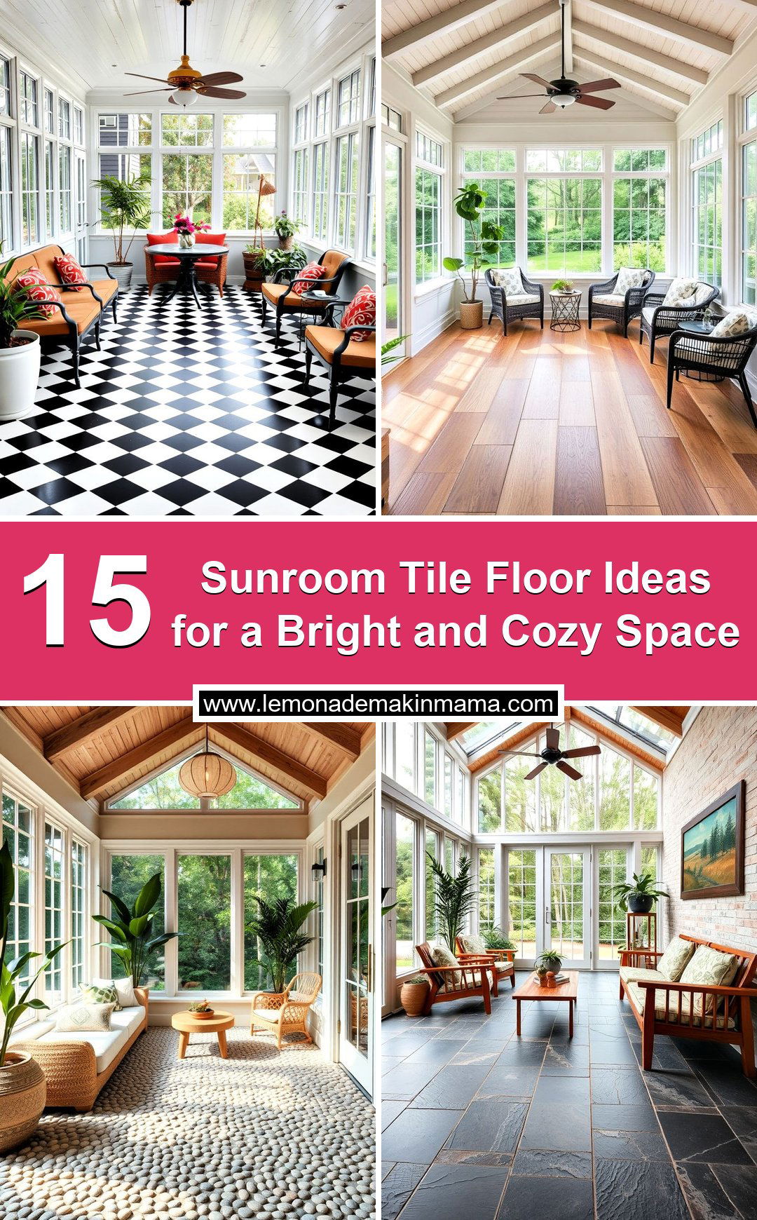Sunroom Tile Floor Ideas for a Bright and Cozy Space