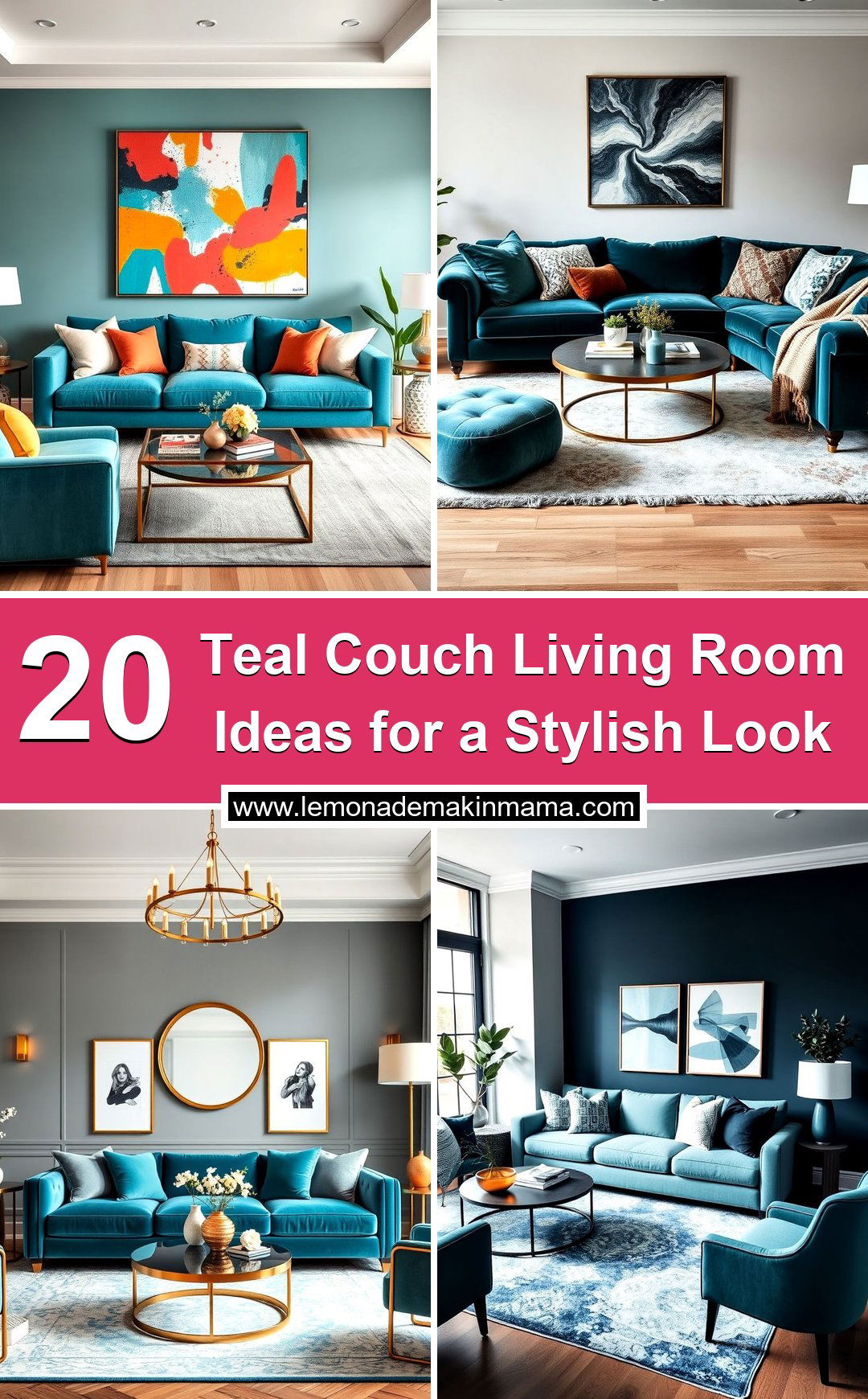 Teal Couch Living Room Ideas for a Stylish Look