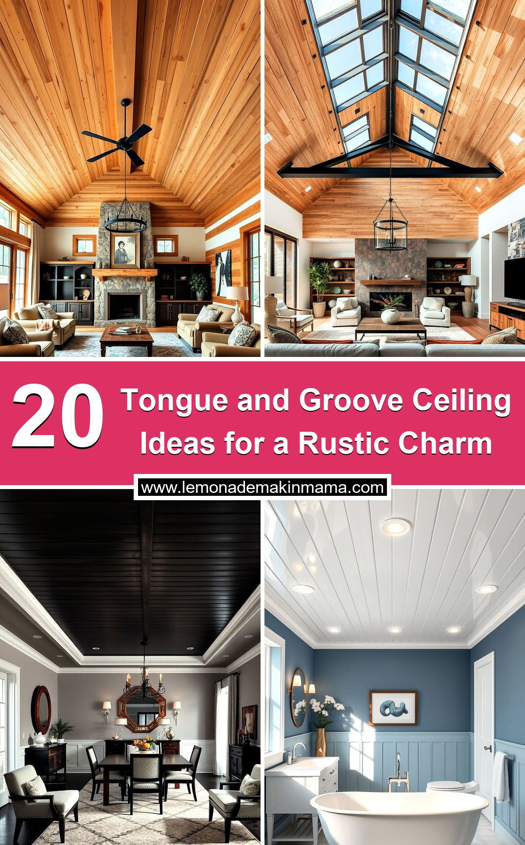 Tongue and Groove Ceiling Ideas for a Rustic Charm