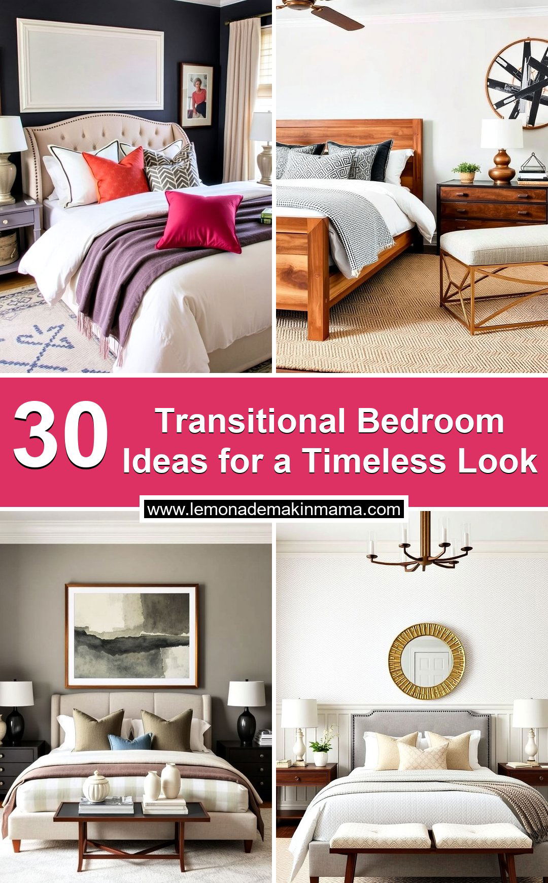 Transitional Bedroom Ideas for a Timeless Look