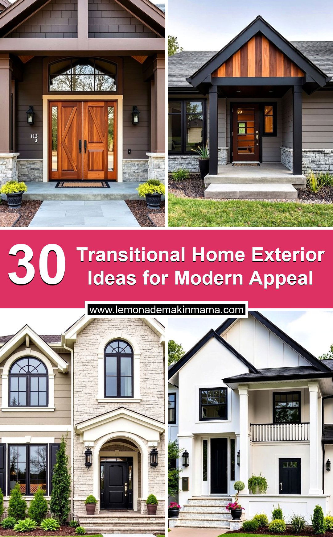 Transitional Home Exterior Ideas for Modern Appeal