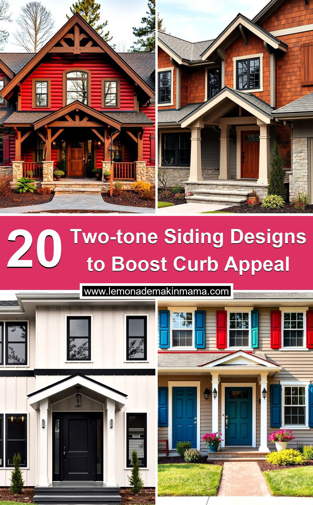 Two-tone Siding Designs to Boost Curb Appeal