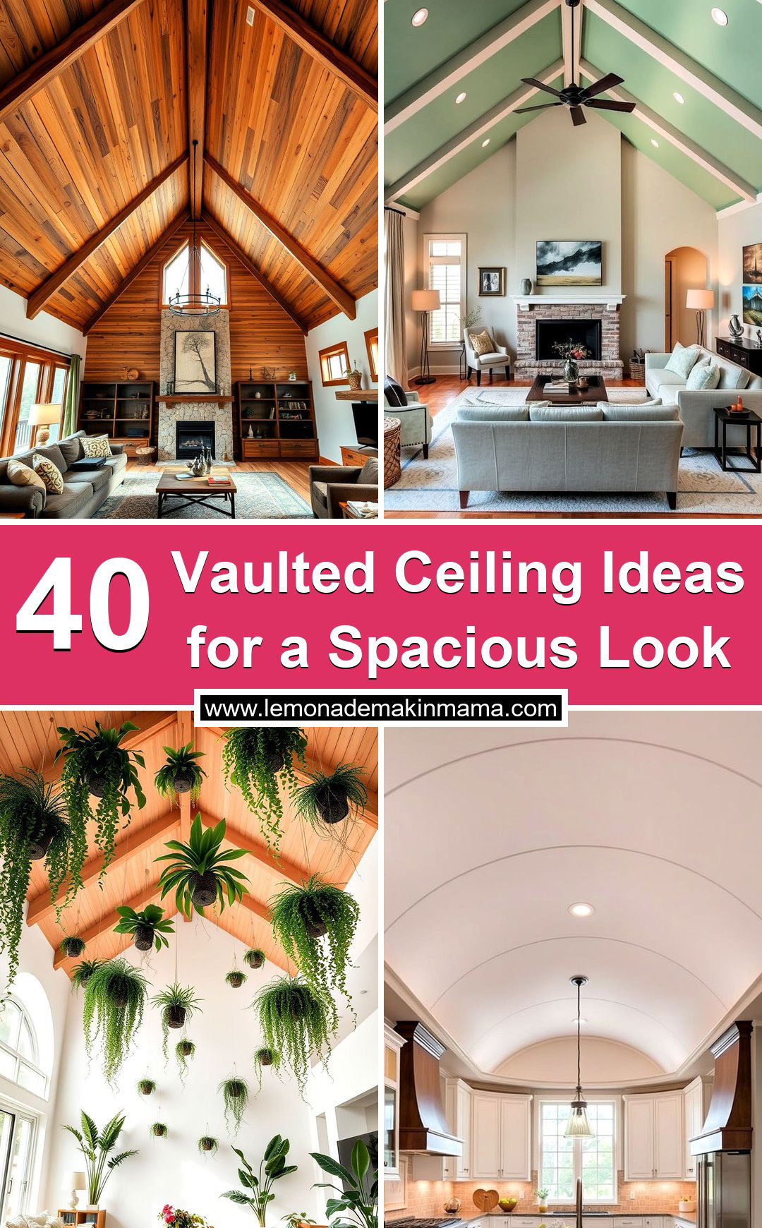 Vaulted Ceiling Ideas for a Spacious Look