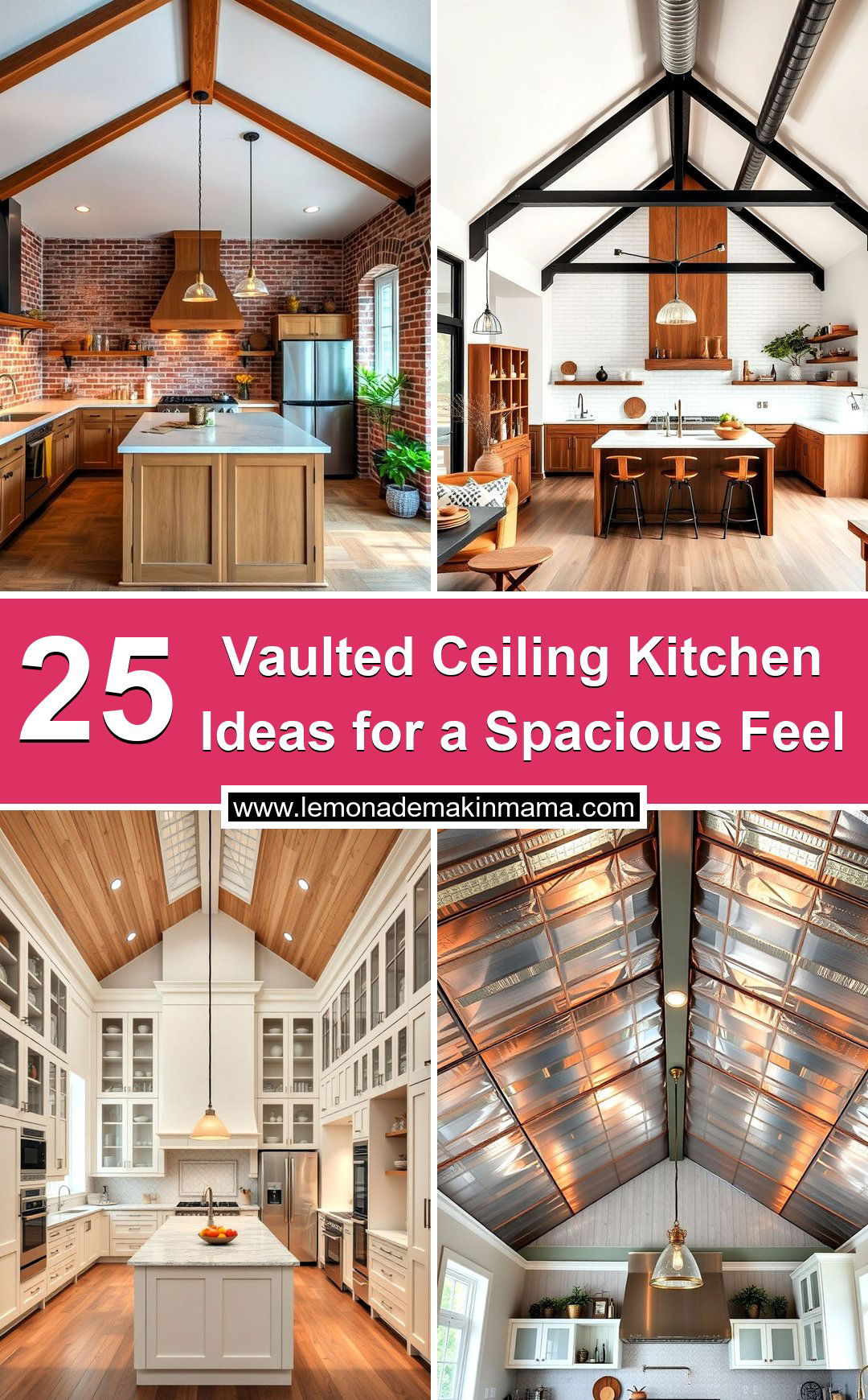 Vaulted Ceiling Kitchen Ideas for a Spacious Feel