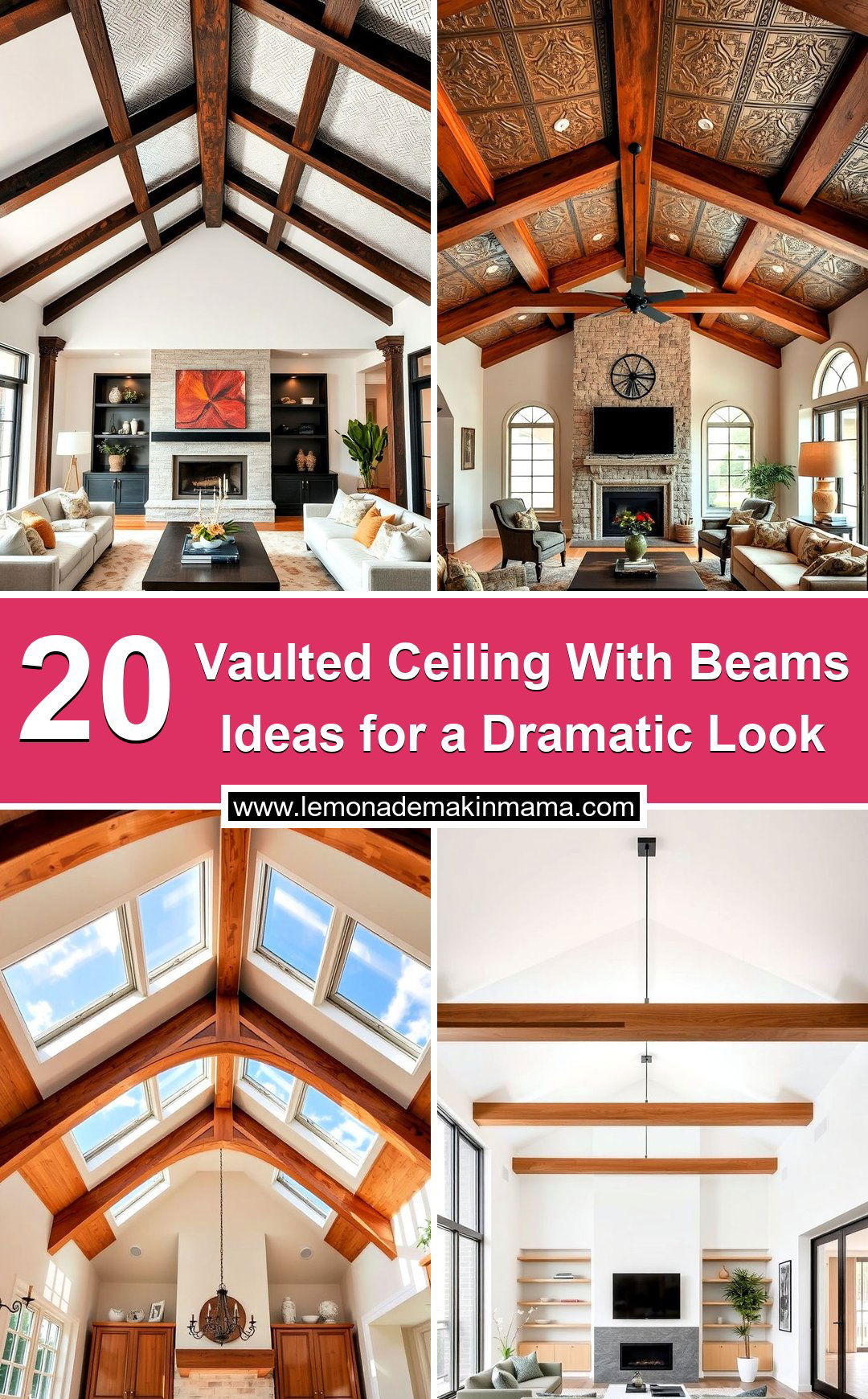 Vaulted Ceiling With Beams Ideas for a Dramatic Look