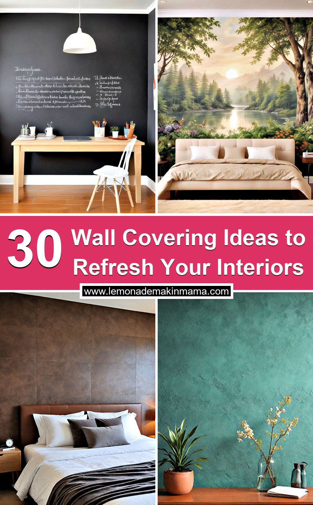 Wall Covering Ideas to Refresh Your Interiors