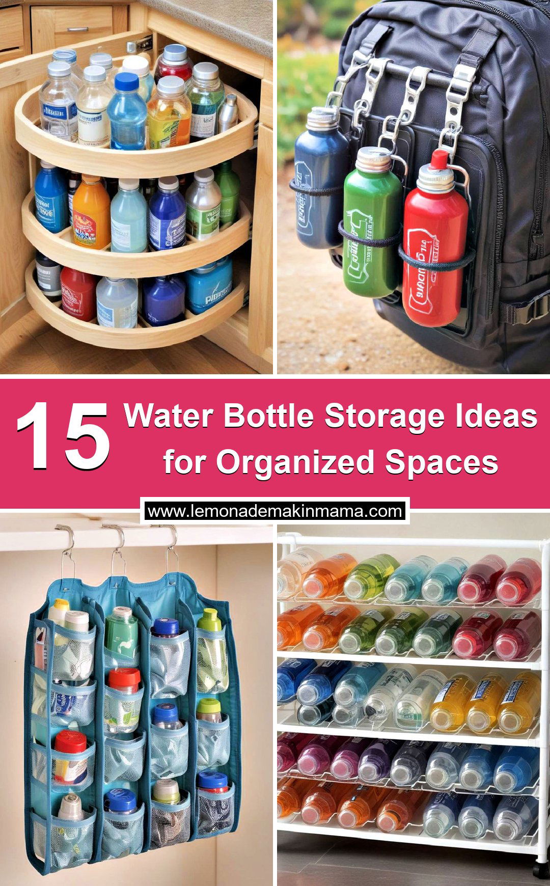 Water Bottle Storage Ideas for Organized Spaces