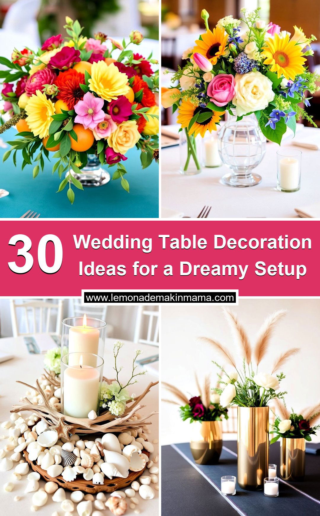 Wedding Table Decoration Ideas for a Dreamy Setup